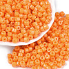 Opaque Baking Paint Glass Seed Beads SEED-T008-02F-1