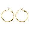 Ion Plating(IP) 316 Surgical Stainless Steel Hoop Earrings for Women EJEW-C053-08B-G-1
