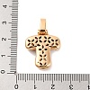 Brass Micro Pave Cubic Zirconia Pendants KK-C076-29T-G02-3