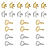 24Pcs 4 Style 925 Sterling Silver Flat Head Pins STER-ME0001-10-1