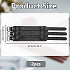 Punk Rock Style Leather Bracelets BJEW-WH0816-013B-2