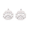 201 Stainless Steel Pendants STAS-T066-91P-1