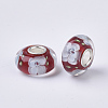 Handmade Lampwork European Beads LAMP-S193-004D-2