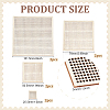 8Pcs 4 Styles Wood Embroidery Board DIY-BC0014-92-2