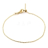 304 Stainless Steel Add a Bead Adjustable Chains Bracelets for Women BJEW-M307-01B-G-1