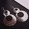 Flat Round Alloy Dangle Earrings FS-WG78CBA-02-1