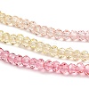 Transparent Painted Glass Beads Strands DGLA-A034-T2mm-A09-4