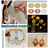 36Pcs 6 Colors Alloy Connector Cabochon Settings FIND-PH0061-67-2