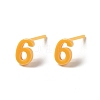 Hypoallergenic Bioceramics Zirconia Ceramic Stud Earrings EJEW-C065-03G-3