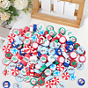 200Pcs 10 Styles Christmas Theme Handmade Polymer Clay Beads CLAY-SC0002-54-7