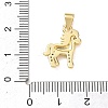 Brass Micro Pave Clear Cubic Zirconia Pendants KK-A303-05H-G-3