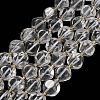 Natural Quartz Crystal Beads Strands G-K387-A16-03-3