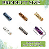 3000Pcs 6 Colors Glass Twisted Bugle Beads SEED-ME0001-13-2