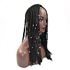 Iron Dreadlocks Beads Hair Decoration IFIN-S696-110RG-1-3