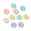 160Pcs 8 Colors Opaque Acrylic Beads PACR-CJ0001-44-8