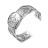 Constellation Alloy Open Cuff Bangles for Women Men BJEW-C064-01AS-06-1