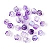 Transparent Spray Painted Glass Beads X1-EGLA-N018-4mm-01-2