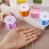 6 Rolls 6 Colors 10M Flat Elastic Crystal String EW-TA0001-04A-6