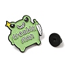 Cute Tremble Man Frog with Knife Alloy Enamel Pin Brooch for Backpack Clothes JEWB-R004-05EB-02-3