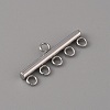 201 Stainless Steel Chandelier Component Links LS-STAS-WH0043-06D-P-1-1