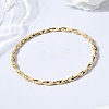 Twisted Rope 304 Stainless Steel Bangles for Women BJEW-D408-07G-4