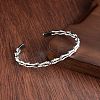 Alloy Cuff Bangles for Women Men WGE36CF-01-1