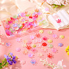 169Pcs Transparent Plastic Bead Caps KY-TA0001-57-4