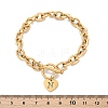 Golden 304 Stainless Steel Charm Bracelets LS-NJEW-K284-01G-N-5