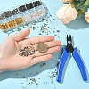 Tube Brass Crimp Beads DIY-YW0017-13-3