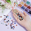 150G 15 Styles Natural & Synthetic Mixed Gemstone Chip Beads G-PA0001-95-3