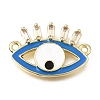 Brass Micro Pave Clear Cubic Zirconia Charms KK-C263-14G-1