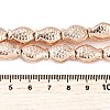 Electroplate Glass Beads Strands EGLA-V001-01D-4