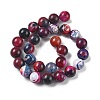 Natural Multi-Color Agate Beads Strands G-A261-B10-14mm-3
