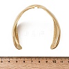 304 Stainless Steel Open Cuff Bangles for Women BJEW-K264-03G-5