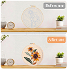 Flower Pattern Punch Embroidery Starter Kits DIY-WH20007-743A-6