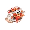 Halloween Theme Opaque Acrylic Pendants SACR-S034-04B-2