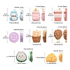 50Pcs Opaque Resin Decoden Cabochons RESI-CJ0002-78-2