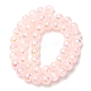 Plating Natural Selenite Beads Strands G-G120-A01-03-02-3
