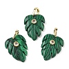 Synthetic Malachite Pendants GG-CBA105B-01B-G-1