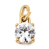 Birthdaystone Theme April 304 Stainless Steel Charms STAS-B128-60G-04-1