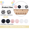100Pcs Silicone Beads SIL-BC0001-01-2