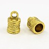 Tibetan Style Alloy Cord Ends X-GLF1382Y-NF-1