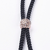 Nylon Twisted Cord Bracelet Making MAK-F018-04RG-RS-2