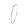 304 Stainless Steel Twist Bangles for Women BJEW-G759-06P-2
