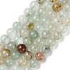 Natural Green Rutilated Quartz Beads Strands G-Q1001-A03-01-1