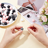 100Pcs Silicone Beads SIL-BC0001-01-3
