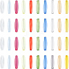 160Pcs 10 Colors Transparent Acrylic Beads TACR-SC0002-75-6
