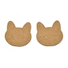 100Pcs Cat Shaped Kraft Paper Earring Display Cards X-EDIS-M004-01A-1