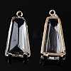 Transparent Glass Pendants X-GLAA-Q088-024B-4