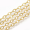 Brass Cable Chain Necklace Making MAK-T006-05G-2